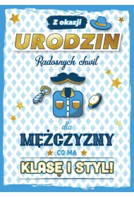 Armin Style KARNET URODZINY B6 Z KOP AS GM-1158 FOL