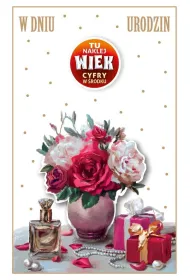 AbCard Kartka okoliczno�ciowa Urodziny (wymienne cyfry)
