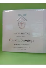 Art Nuvo Karnet Pami�tka Chrztu �wi�tego BB0136