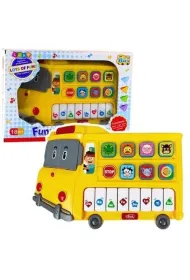 LeanToys Pianinko edukacyjne Autobus ��ty