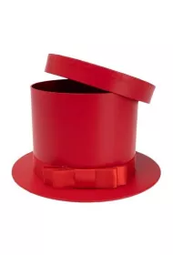 Rozette Pude�ko Flower Box Kapelusz czerwony