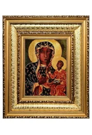 Obraz Haftowany Matka Bo�a Cz�stochowska 38x32cm