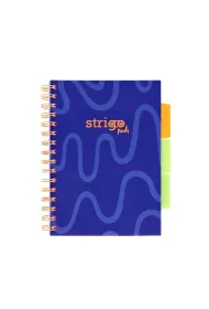 Strigo Ko�ozeszyt Pads A5 Neon granatowy kratka 100 kartek