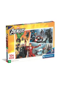 Puzzle 104 elementy Avengers CLEMENTONI 25011