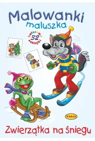 Zwierz�tka na �niegu malowanki maluszka