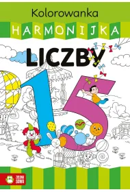 Kolorowanka harmonijka. Liczby