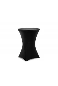 PartyDeco Pokrowiec na st� koktajlowy 80x110cm czarny