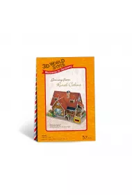 Puzzle 3D 37 el. Domki �wiata. Niemcy Rural Cabins Cubic Fun