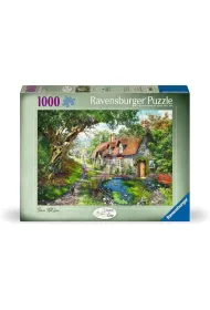Puzzle 1000 el. Droga w�r�d wzg�rza kwiat�w Ravensburger