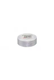 Wst��ka satynowa w kropki bia�a 25mm x 22m