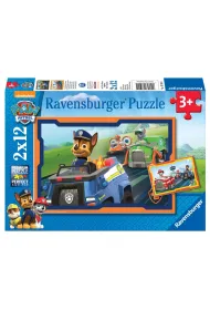 Puzzle 2x12 el. Psi Patrol. W akcji Ravensburger