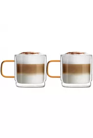 Vialli Design Komplet szklanek z podwjn ciank Amber 8586 2 x 320 ml