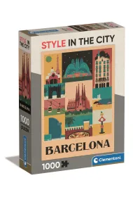Puzzle 1000 el. Compact Barcelona Clementoni