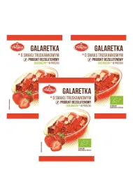 Amylon Galaretka truskawkowa bezglutenowa  Zestaw 3 x 40 g Bio