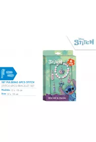 KIDS EUROSWAN Zestaw bransoletka z zawieszkami Stitch 6 element�w