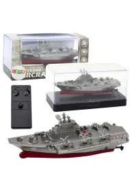 Statek militarny RC 15cm LeanToys