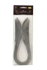 Galeria Hobby Paski do quillingu brokatowe srebrne 10 mmx50 cm