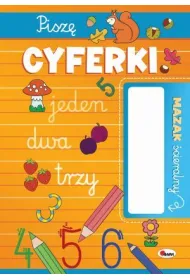 KSIAZECZKA EDUK A4 PISZE CYFERKI PISAK SCIER AWM