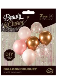 Godan Bukiet balonowy B&C r�owo-miedziane 7 szt.