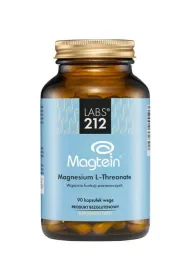 Labs212 Magnesium L-Threonate Magtein - L-treonian magnezu Suplement diety 90 kaps.