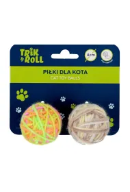 Pi�ka dla kota 4cm TRIK&ROLL 560723 2 szt.