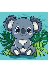 Malowanie po numerach - Weso�a koala Kids Ideyka