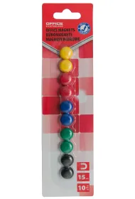 Magnesy do tablic Office Products okrge blister 10szt.
