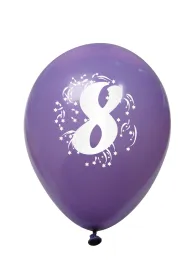 Arpex Balon dekoracyjny z nadrukiem cyferki 8 K7950