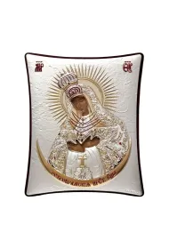 Obraz srebrny Matka Bo�a Ostrobramska 15/12cm