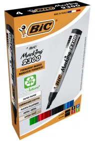 Bic Marker Marking 2000 Ecolutions ze �ci�t� ko�c�wk� 4 szt.