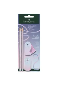 Faber-Castell Zestaw o��wk�w z temper�wk� i gumk� FABER CASTEL