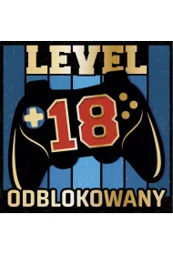 Kukartka Karnet 18 Urodziny kwadrat, level QR-016