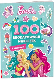 Barbie dreamtopia 100 Brokatowych naklejek