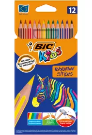 Bic Kredki owkowe Evolution Stripes 12 szt.