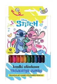 Beniamin Kredki o��wkowe tr�jk�tne Jumbo 12 kolor�w Stitch