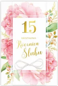 Karnet 15 Rocznica �lubu B6 LUX