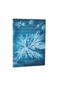 Anna Atkins` Cyanotypes Notatnik Sea Flowers midi linia