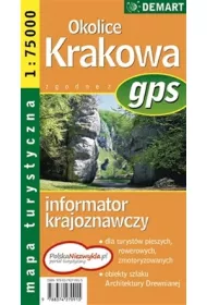 Mapa turystyczna Okolice Krakowa 1:75 000