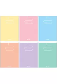 Herlitz Zeszyt A5 Pastel Color dwie linie 32 kartki 10 szt.