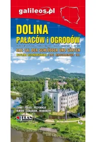 Dolina Pa�ac�w i Ogrod�w mapa turystyczna 1:25 00