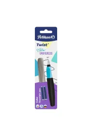Pelikan Pi�ro wieczne Twist Color Blocking Stal. M szare + naboje