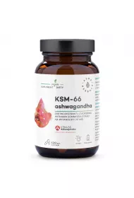 Aura Herbals Ashwagandha KSM-66 Korze 200 mg Suplement diety 120 kaps.