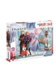 Puzzle maxi 24 el. Supercolor. Frozen 2 Clementoni