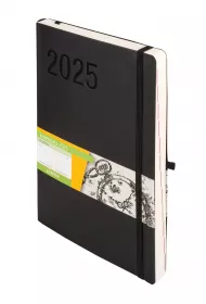 Kalendarz 2025 B5 Impresja DNS czarny