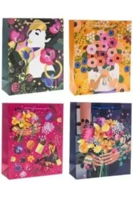Rozette Torebka prezentowa 31x40x12cm Kwiaty MIX