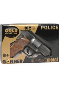 Metalowy pistolet na kapiszony 8 strzaw Gonher