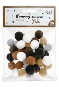 Interdruk Pompony do dekoracji Pets 35 szt.