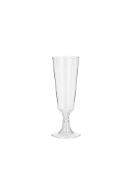 PartyDeco Kieliszki plastikowe do szampana 150ml 8 szt