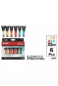 Artix Farba akrylowa metal 6x35ml