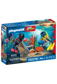 Playmobil City Action Nurek policyjny ze skarbem 72078